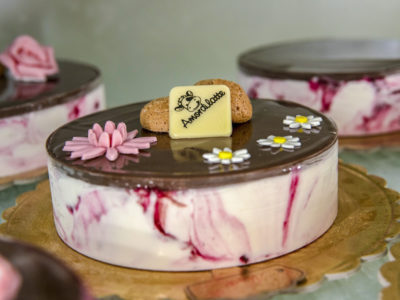 torta artigianale gelato all'amarena